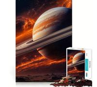 Puzzle di Saturno nello spazio per ragazzi, 1000 pezzi, gioco per allenare la mente, design rilassante, assemblaggio, sorpresa di Natale (38x52cm)