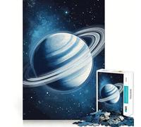 Puzzle di Saturno nello spazio per ragazzi, 1000 pezzi, gioco per allenare la mente, design rilassante, assemblaggio, sorpresa di Natale (50x75cm)