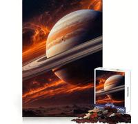 Puzzle di Saturno nello spazio per ragazzi, 1000 pezzi, per rafforzare la memoria, un passatempo rilassante, di qualità, ideale come regalo festivo (38x26cm)