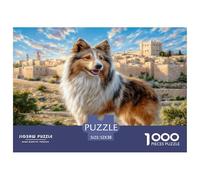 Puzzle di simpatici cani da compagnia per adulti e adolescenti: Shetland Sheepdog di Old Town Gioco educativo per decorazioni murali e regali 52x38 cm/1000 pezzi
