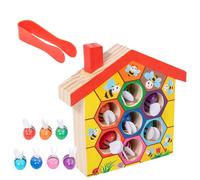 Puzzle Di Smistamento Del Colore In Legno - Ape In Legno Skilling Motor Skills | Preschool Educational montesori Toy, Gioco Di Attività Di Apprendimento Precoce Per tool, Regalo Di Interazione