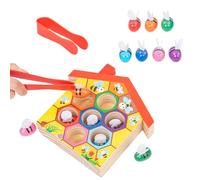 Puzzle di smistamento in Legno - Giocattolo delle di corrispondenza dei colori, gioco educativo di costruzione di abilità | Assistenza all'apprendimento prescolare interattivo, Coordinamento