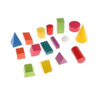 Puzzle di solidi geometrici per bambini, giochi di matematica Montessori,