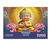 Puzzle di Statua di Buddha. 1000 pezzi. Sfida impossibile, giocattolo educativo, giochi educativi, decorazione per la casa per adulti e bambini dai 14 anni in su 52x38cm/1000pezzi