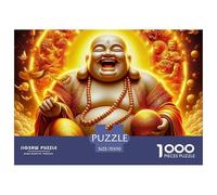 Puzzle di Statua di Buddha. 1000 pezzi. Sfida impossibile, giocattolo educativo, giochi educativi, decorazione per la casa per adulti e bambini dai 14 anni in su 70x50cm/1000pezzi