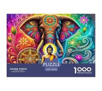 Puzzle di Statua di Buddha. 1000 pezzi. Sfida impossibile, giocattolo educativo, gioco educativo, decorazione per la casa per adulti e bambini dai 14 anni in su 70x50cm/1000pezzi