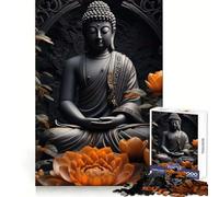 Puzzle di statuetta di Buddha spirituale da 1000 pezzi per adulti, gioco per esercizi mentali, antistress, design da assemblare, regalo elegante 38x26cm