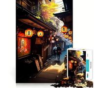 Puzzle di strada giapponese di Tokyo per adulti, 1000 pezzi, per migliorare la memoria, per il tempo libero, con bordi precisi, ideale come regalo per le festività 38x26cm