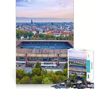 Puzzle di Strasburgo per ragazzi, 1000 pezzi, gioco di logica e antistress, taglio preciso, regalo di Babbo Natale 50x75cm