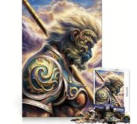 Puzzle di Sun Wukong da 1000 pezzi per adolescenti, gioco di logica, antistress, taglio preciso, regalo artistico 50x75cm