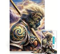 Puzzle di Sun Wukong da 1000 pezzi per adolescenti, gioco di logica, antistress, taglio preciso, regalo artistico 50x75cm