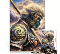 Puzzle di Sun Wukong da 1000 pezzi per adulti, regalo, gioco di logica e abilità, antistress, taglio preciso, lista dei desideri di Babbo Natale 38x26cm