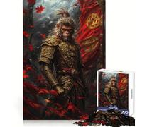 Puzzle di Sun Wukong, il Re Scimmia, da 1000 pezzi per ragazzi, gioco che stimola la logica e favorisce il gioco rilassante, con bordi di alta qualità e grafica da collezione 50x75cm