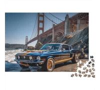 Puzzle di supercar fantastico ed elegante. Un divertente gioco per famiglie, adatto ad adulti, adolescenti e bambini. Design unico e super difficile. 500 pezzi (52x38 cm).