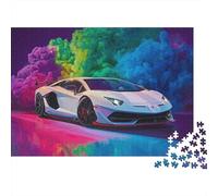 Puzzle di supercar fantastico ed elegante. Un gioco altamente creativo, divertente e con un alto livello di difficoltà, adatto all'intrattenimento in famiglia. 1000 pezzi (75x50 cm).