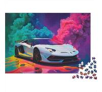 Puzzle di supercar fantastico ed elegante. Un gioco di puzzle educativo divertente e fantastico con un livello di difficoltà molto elevato. 300 pezzi (40x28 cm).