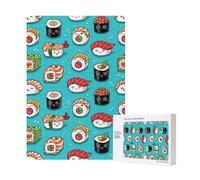 Puzzle di sushi e sashimi da 300 pezzi con scatola di imballaggio per adulti - Puzzle in legno