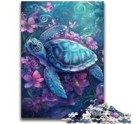 Puzzle di tartarughe marine da 2000 pezzi per adulti e ragazzi, per ammazzare il tempo durante le vacanze, con pezzi completamente interconnessi e di forma casuale (70X100cm)