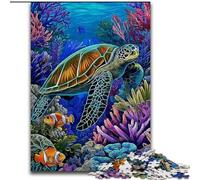 Puzzle di tartarughe marine per adulti, 1000 pezzi, modelli da assemblare, attività divertenti da fare a casa, regalo di compleanno, regali da viaggio (26x38cm)