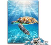 Puzzle di tartarughe marine per adulti, 1000 pezzi, per ammazzare il tempo durante le vacanze Ogni pezzo è unico Gioco stimolante e divertente per tutta la famiglia (38x26cm)