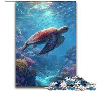 Puzzle di tartarughe marine per adulti e ragazzi, 2000 pezzi, adatti per bambini dai 14 anni in su, divertimento in famiglia, ideale come regalo per tutta la famiglia (70x100cm)