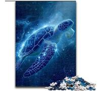 Puzzle di tartarughe oceaniche per adolescenti, 1000 puzzle, per ammazzare il tempo durante le vacanze, ogni pezzo è unico - Gioco stimolante e divertente per tutta la famiglia (26x38cm)