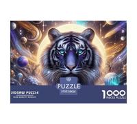 Puzzle di Tigri per Adulti e Bambini. 1000 Pezzi Animali，Giocattolo a Sfida e Ottimi Regali，Gioco Educativo，Decorazione per la Casa，per Adulti e Bambini di età superiore ai 14 Anni，38x26cm/1000pcs