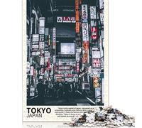 Puzzle di Tokyo, Giappone, per adulti, rompicapo difficili e difficili per bambini adulti, 1500 pezzi (85x57 cm)
