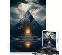 Puzzle di tomba antica da 1000 pezzi per adolescenti, stimola la memoria, divertente per il tempo libero, bordi nitidi, regalo per le vacanze (50x75cm)