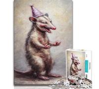 Puzzle di topi danzanti per adulti e adolescenti, 1000 pezzi, giocattolo educativo intellettuale decomprimente, regalo di compleanno, regali, arte murale 38x26cm