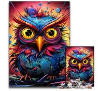 Puzzle di uccelli colorati da 1000 pezzi per adulti, puzzle in cartone, regalo perfetto per l'arredamento della casa e per il divertimento delle feste, 26X38CM/10,23x14,96 pollici.