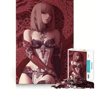 Puzzle di una ragazza anime con drago per adolescenti,1000 pezzi,divertente gioco di memoria,superficie liscia e senza sbavature,regalo di compleanno,rompicapo (38x26cm)