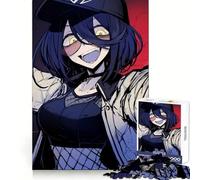 Puzzle di una ragazza anime con le zanne per adolescenti, 1000 pezzi, attività rilassante che stimola la capacità di ragionamento, bordi precisi, regalo di Natale (38x52cm)