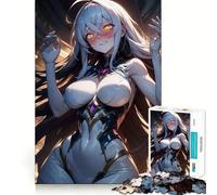 Puzzle di una ragazza anime sexy per adolescenti, 1000 pezzi, gioco di logica, divertimento al chiuso, bordi precisi, pezzo da collezione 50x75cm