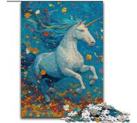 Puzzle di unicorni misteriosi da 1000 pezzi per adolescenti, attività divertenti per la famiglia a casa, regalo di compleanno, regali da viaggio (50x75cm)