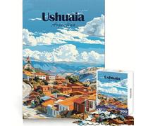Puzzle di Ushuaia, Argentina, per ragazzi, 1000 pezzi, divertimento intellettuale, rilassante, taglio fine, regalo invernale (50x75cm)