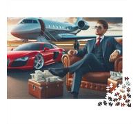Puzzle di veicoli e auto per adulti dai 14 anni in su, puzzle per adulti, giochi di puzzle per famiglie, regali di compleanno. Sfida ad alta difficoltà, 300 pezzi (40x28 cm)