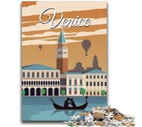 Puzzle di viaggio artistico di Venezia, Italia, 1000 pezzi per adulti, gioco stimolante, ideale come regalo per tutta la famiglia, 2000 pezzi (70x100cm)
