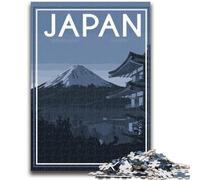 Puzzle di viaggio artistico in Giappone per adulti e adolescenti, puzzle antistress per trascorrere il tempo in casa e migliorare l'amore tra coppie, 1000 pezzi (26x38cm)