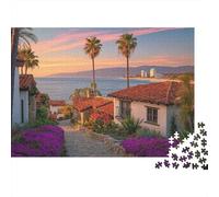 Puzzle di viaggio con paesaggio e città, estremamente difficile, molto difficile da completare, adatto per adulti, 500 pezzi (52x38 cm)