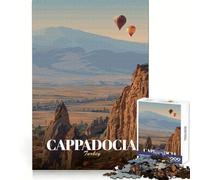 Puzzle di viaggio con poster della Cappadocia, Turchia, per ragazzi, 1000 pezzi, stimolante per la mente, passatempo rilassante, bordi uniformi, regalo memorabile (38x52cm)