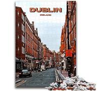 Puzzle di viaggio e arte della città di Dublino per adolescenti, 1000 puzzle, per 14+ anni Allena il tuo cervello e le tue mani Gioco di Natale, regali, 1000 pezzi (50x75cm)