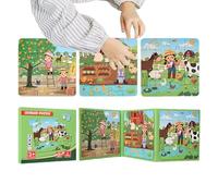 Puzzle di viaggio magnetico, libro di puzzle magnetico | Puzzle di veicoli di ingegneria,Libro di puzzle magnetici per 3-5 anni, Giocattoli educativi, Giochi di viaggio, Puzzle per