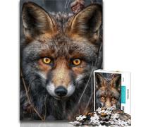 Puzzle di Volpe della Foresta per Adulti e Adolescenti, 1000 Pezzi, Aiutano il Cervello a Esercitare i Giocattoli Avvincenti per Coltivare la Pazienza e l'Interazione Genitori-Figli, 50x75cm