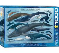 Puzzle Di Whales E Dolphins 1000 Pezzi Di Eurographics 680Mm X 480Mm