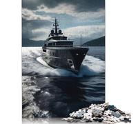 Puzzle di yacht di lusso, giochi creativi, puzzle di cartone premium per donne e uomini, regalo di compleanno 1000 pezzi (26x38 cm)