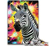 Puzzle di zebre colorate da 2000 pezzi per adulti, regalo, giocattolo educativo intellettuale decomprimente, ottimi regali e giocattoli (70X100cm)