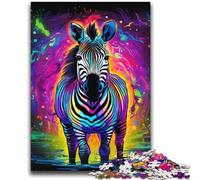 Puzzle di zebre colorate da 2000 pezzi per adulti, regalo, giocattolo educativo intellettuale decomprimente, ottimi regali e giocattoli (70X100cm)