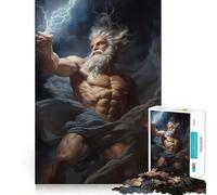 Puzzle di Zeus,mitologia greca,da 1000 pezzi per adulti,gioco di problem solving,taglio di qualità professionale,rilassante attività di gruppo al chiuso (50x75cm)
