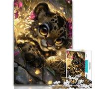 Puzzle "Diavolo Gattino" per adolescenti, 1000 pezzi, per ammazzare il tempo in vacanza Ogni pezzo è unico Gioco divertente e stimolante per tutta la famiglia (38x26cm)
